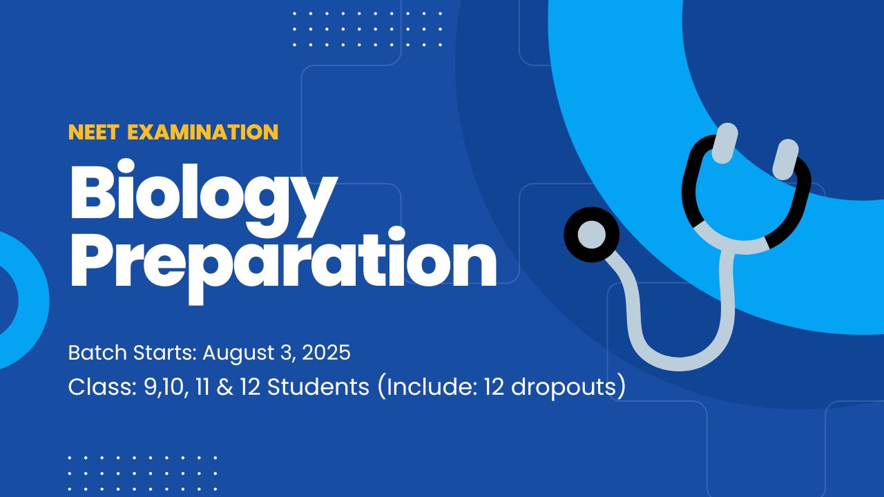 BIOLOGY For NEET Examination