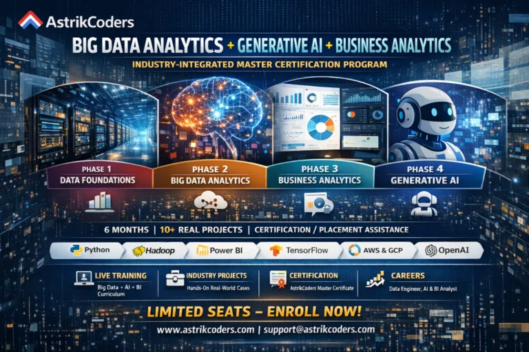 Big Data Analytics Generative AI Business Analytics Training Bootcamp